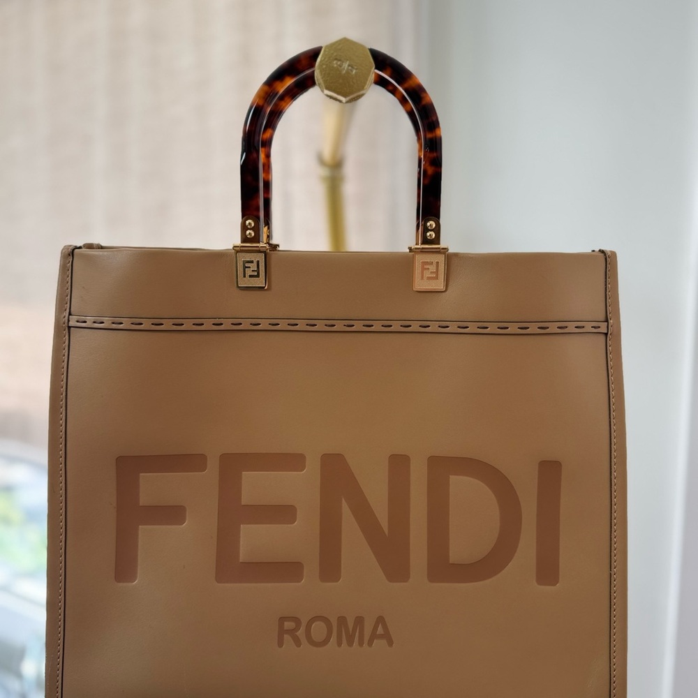 Fendi Tan Leather Women's Bag